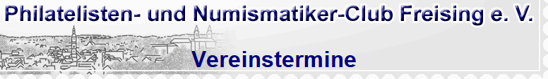 Vereinstermine